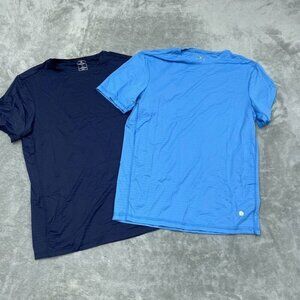 Soybu Mens Blue & Navy T-Shirts Size S Lightweight Stretch Fabric a1250